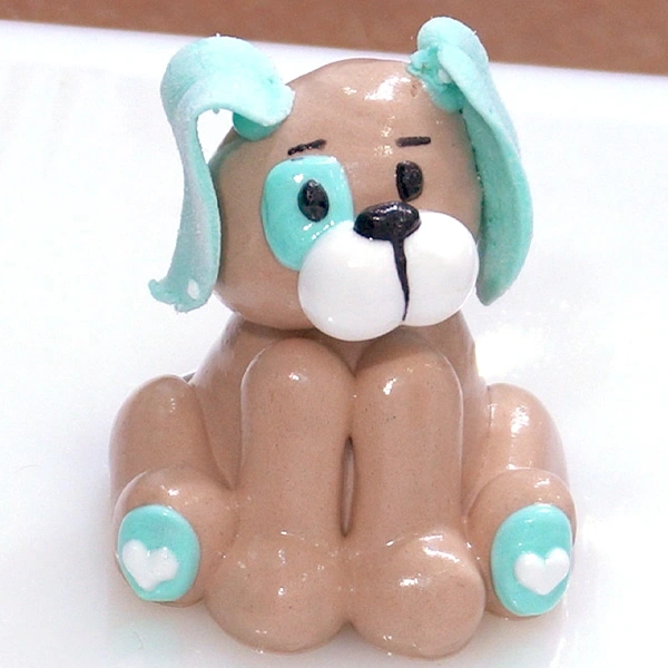 marshmallow cachorrinho azul