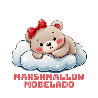 logo marshmallow modelado